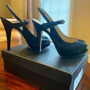 INC Black Heels, worn once